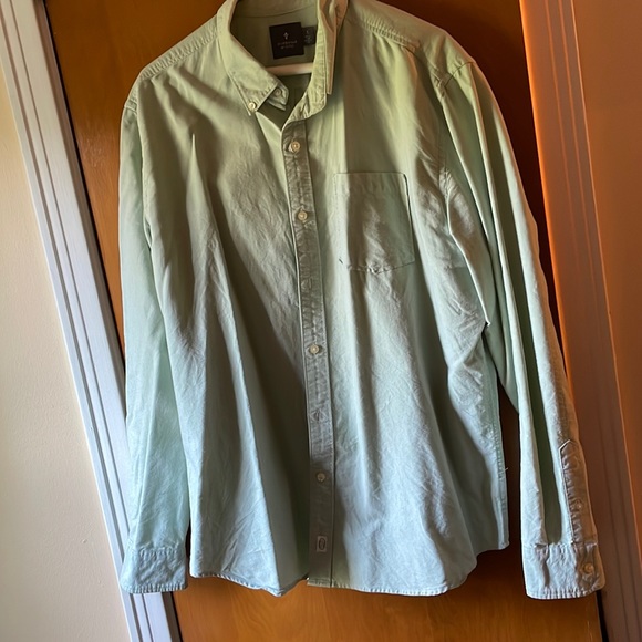 Chemise Homme Hawkin McGill Urban Outfitters - Bleu Vif Et Blanc, Taille XS, Occasion Bon état
